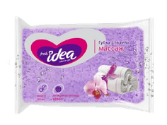 Губка для тела Fresh idea 140*90*50 МАССАЖ, форма "прямоугольник"