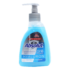 Жидкое мыло 250 мл "Absolut", Серебро+Гиалурон