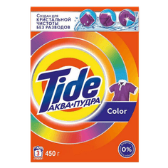 Стиральный порошок 450 г "Tide" ручной, Колор