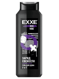 Гель для душа 400 мл "EXXE" MEN 2в1 Увлажняющий VIBE