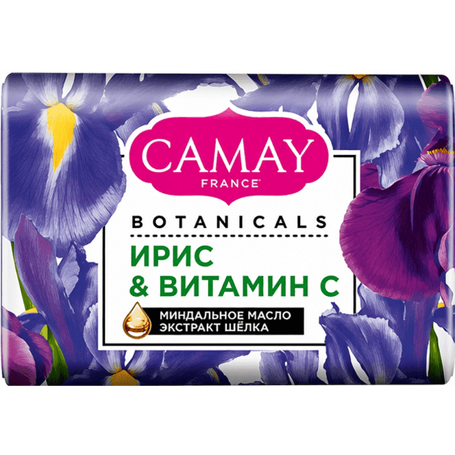 Мыло кусковое 85 г туалетное "Camay", Благоухающий Ирис