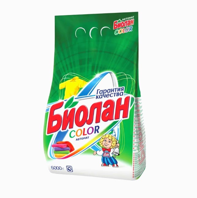 Стиральный порошок 6 кг "Биолан" автомат, Колор
