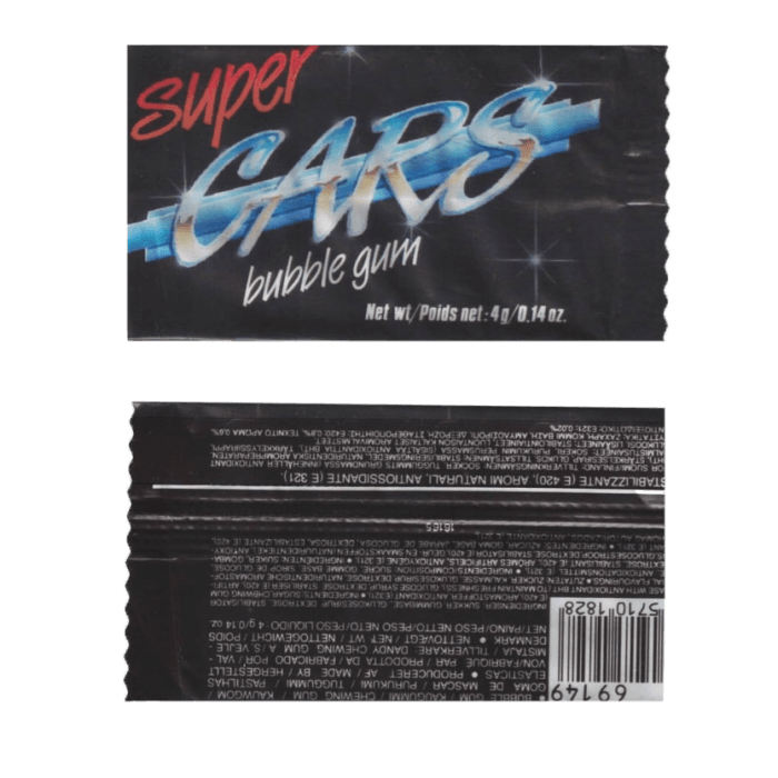 Жевательная резинка Super Сar 6 г (48 шт.упак)