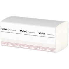Полотенце бумажное 2-х/двухслойное V сл.Veiro Professional Premium Белое (200 лист.упак)