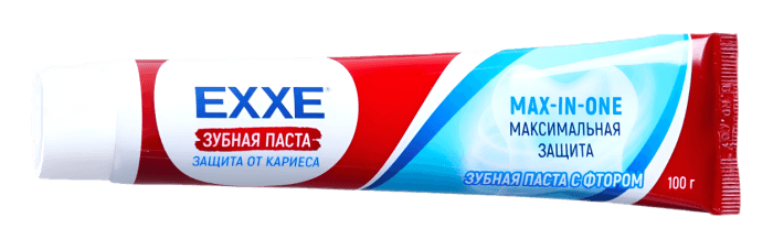 Зубная паста 100 гр EXXE Максимальная защита от кариеса Max-in-one