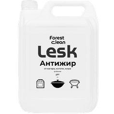 Антижир 5 л "FOREST Clean" LESK, Для грилей и казанов, евро канистра