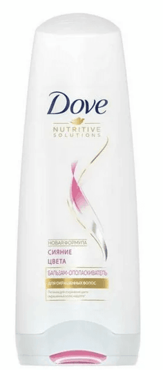 Бальзам для волос 200 мл "Dove", Сияние цвета