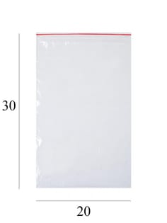 Грипперы 20*30 см Красная полоса 40 мкм (100 шт.упак) Рост