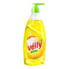 Средство для мытья посуды 1 л «Velly» лимон, с дозатором Grass