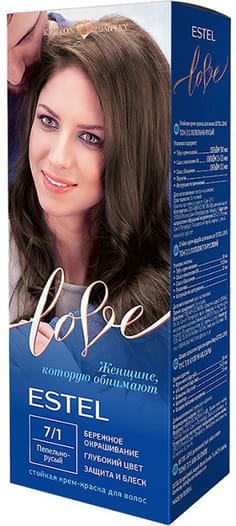 Крем-краска для волос Эстель Love, 7.1 Пепельно-русый