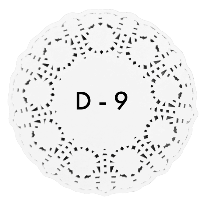 Ажурные салфетки D-9 см (250 шт.упак)