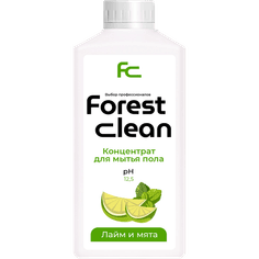 Концентрат для мытья пола 1 л "FOREST Clean" Лайм и мята