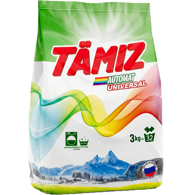 Стиральный порошок 3 кг "TAMIZ" автомат универсал