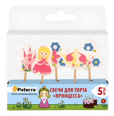 Свечи для торта "ПРИНЦЕССА" (5 шт.упак)