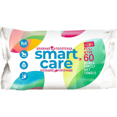 Полотенца - салфетки влажные 60 шт W&W Smart care (60 шт.упак)