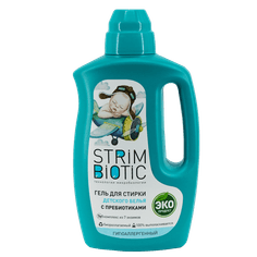 Гель для стирки белья 1 л/1000 мл "STRIMBIOTIC" для детского белья