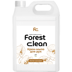 Крем-мыло жидкое 5 л "FOREST Clean" Канистра, Белая орхидея