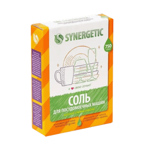 Соль для посудомоечных машин 750 гр SYNERGETIC