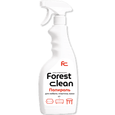 Полироль для мебели, кожи, пластика 500 мл спрей с триггером "Forest Clean"
