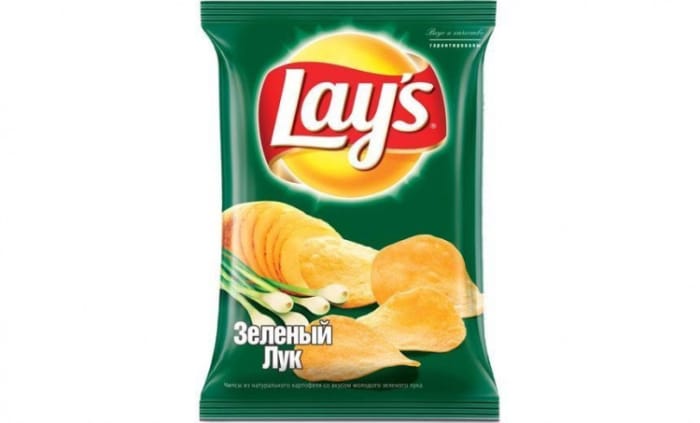Чипсы "LAYS" 50 г ассортимент, Зеленый лук