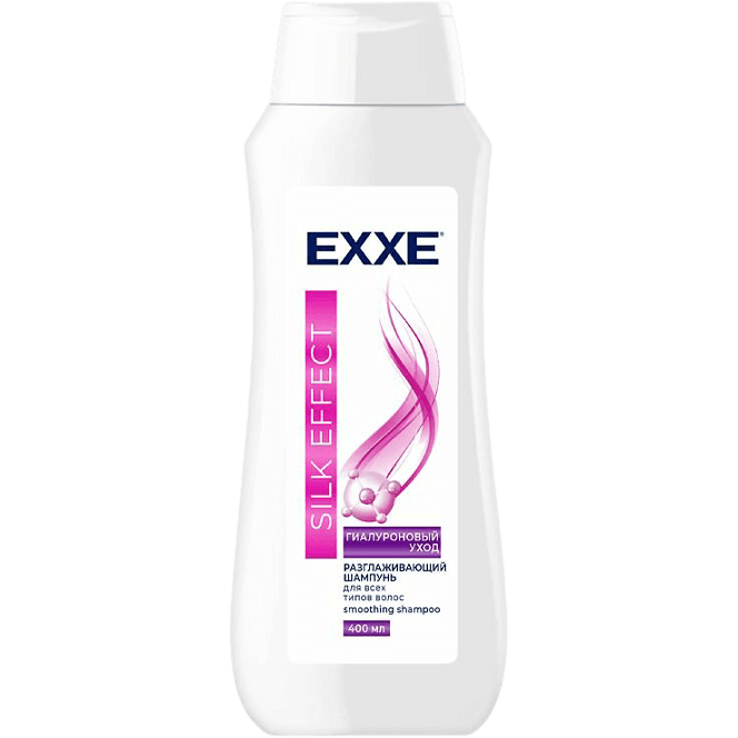 Шампунь 400 мл "EXXE" SILK EFFECT Гиалуроновый уход