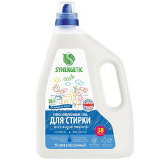 Гель-концентрат для стирки белья 2,28 л SYNERGETIC биоразлагаемый, UNIVERSAL