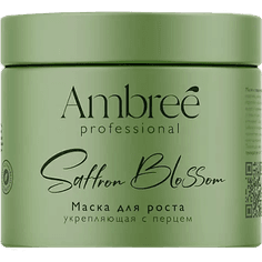 Маска для волос 400 мл Ambree Professional Укрепляющая с перцем для роста волос GRASS