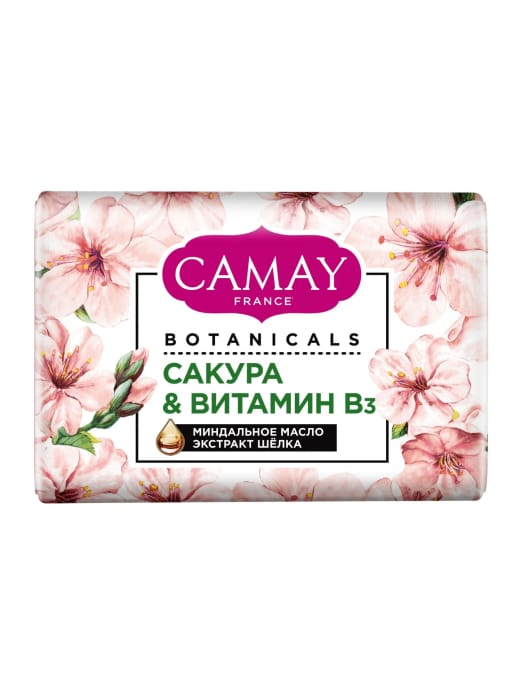 Мыло кусковое 85 г туалетное "Camay", Японская сакура