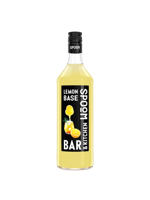 Сироп "Spoom" бутылка 1 литр, Лимон Бейз / LEMON BASE