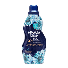 Гель для стирки белья 1 л/1000 мл "Aroma drop" 2 в 1 Aromatherapy, Свежесть лотоса