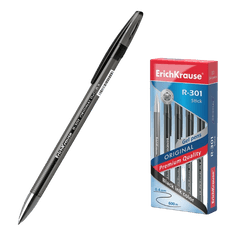 Ручка гелевая 0,5 мм ЧЕРНАЯ R-301 Original Gel