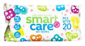 Салфетка влажная 20 шт. "Smart Care" антибактериальные (20 салф.шт)