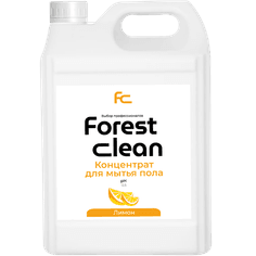 Концентрат для мытья пола 5 л "FOREST Clean" канистра ЕВРО, Сочный лимон