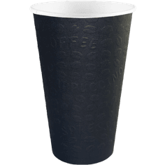 Стакан бумажный 400 мл CoffeeTouch D-90 мм SAM, Черный