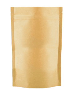 Пакет Дой-пак 105*190 "35+35" мм бумажный без окна 2 слоя КРАФТ zip-lock