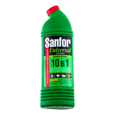 Чистящее средство 750 мл "Sanfor" 10в1, Зеленое яблоко
