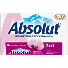 Мыло кусковое 90 г Absolut 2в1 Дикая орхидея