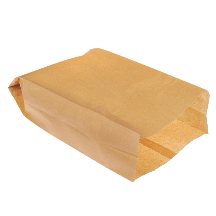 Пакет бумажный 390*250*110 КРАФТ V-дно
