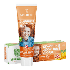 Зубная паста 100 гр SYNERGETIC, Комплекс формула 7 в 1