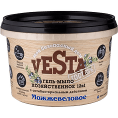 Гель-мыло хозяйственное 500 мл "Vesta" Гост 88%, Можжевеловое