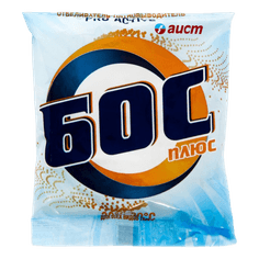 Отбеливатель 100 г "БОС плюс" для белья порошок в мягкой упаковке Аист