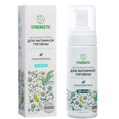 Пенка для интимной гигиены 150 мл SYNERGETIC, натуральная