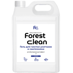 Гель для чистки унитаза 5 л канистра концентрат "FOREST clean", Океан