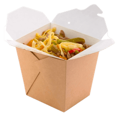 Коробка ВОК для лапши 700 мл КРАФТ, ECO NOODLES BIO
