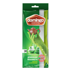Перчатки латексные Доминго с длинной манжетой "Лонга", М