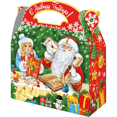 Коробка бумажная для конфет 1,5 кг Письма-Подарки 220*90*200