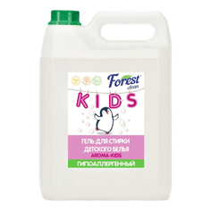 Гель для стирки ДЕТСКОГО белья 5 л канистра ЕВРО "FOREST clean" концентрат, AROMA-KIDS