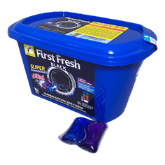 Капсулы для стирки белья "First Fresh" Black двухбункерные 18шт*15гр c пятновыводителем