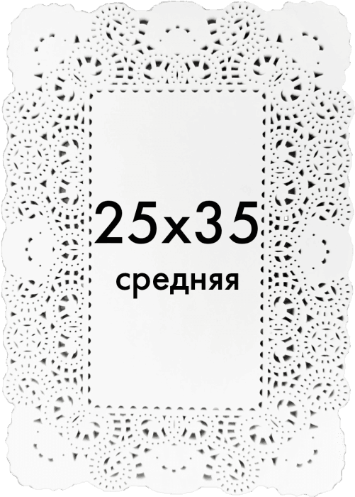 Ажурные салфетки прямоугольные 25*35 см (250 шт.упак) AVIORA