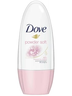 Дезодорант шариковый 50 мл "Dove" ЖЕНСКИЙ, Powder soft/Нежность пудры